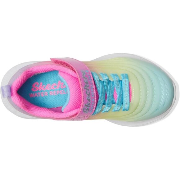 Girl's Multicolor Jumpsters 2.0-Blurred Dream Sneaker Hook & Loop Lace Up - Picture 3 of 7
